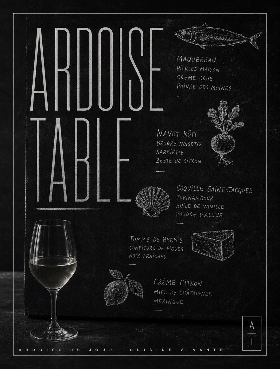 Template Feuillor — Vert bouteille et or vieilli. Une carte à feuilleter comme un livre de cuisine ancien.